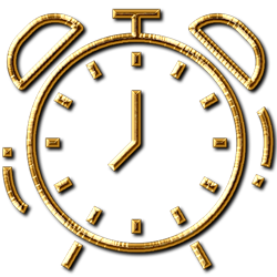gold-clock-icon-primo-vip-on-time